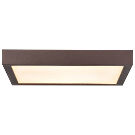 ACCESS LIGHTING Ulko, Outdoor LED Flush Mount, Bronze Finish, Acrylic Lens Acrylic 20076LEDD-BRZ/ACR